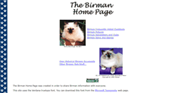 Desktop Screenshot of birman.org